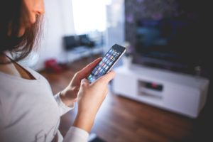 Holding Phone 