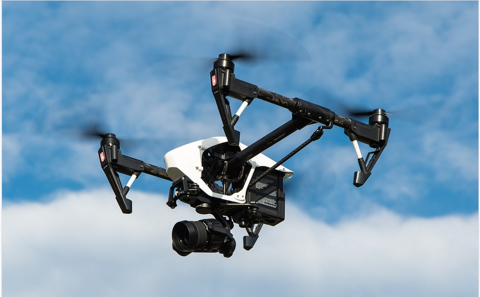 drone in the air